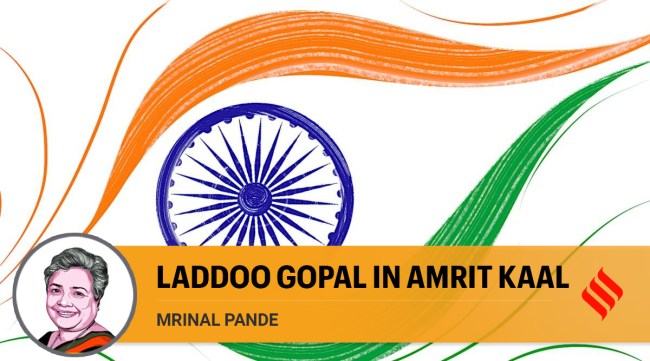 Mrinal Pande writes: Like Gandhi, Krishna was the builder of an almost impossible democratic coalition. And both paid for their uncompromising stand. (Illustration: C R Sasikumar)