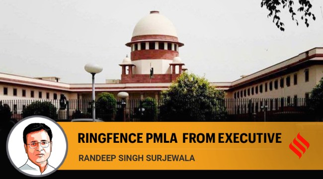 Randeep Singh Surjewala writes: What the Court failed to realise is that the ED has become a tool in the hands of a regime to consolidate and remain in power as also to seek revenge. (File Photo)