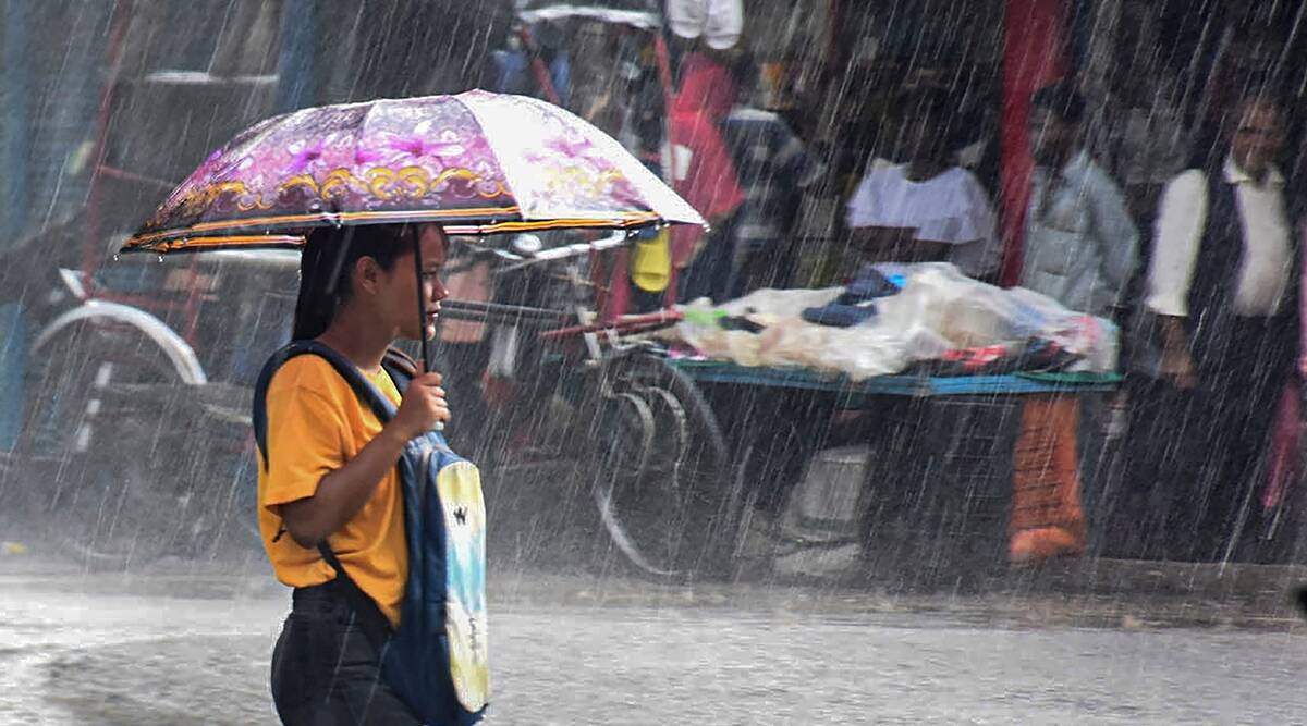 Punjab rain, Haryana rain, Punjab receives surplus rain, Haryana monsoon rain, layers Punjab news, Indian Express