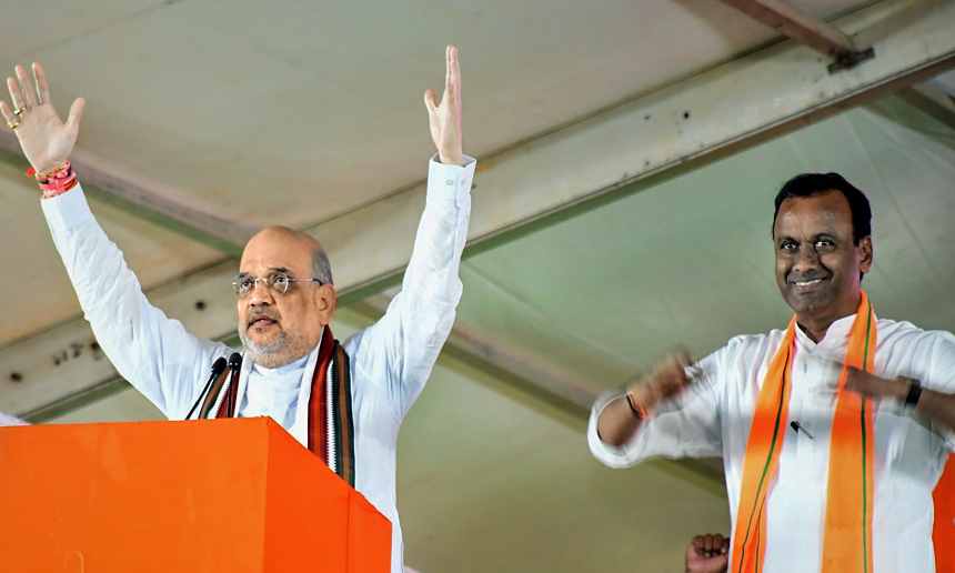 Amit Shah Sounds Poll Bugle At Munugode Rally, Says KCR Govt To Be ...