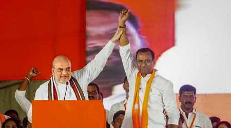 Amit Shah sounds poll bugle at Munugode rally, says KCR govt to be uprooted soon