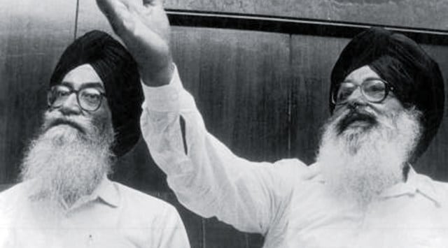 Parkash Singh Badal and Surjeet Singh Barnala. (Archive)