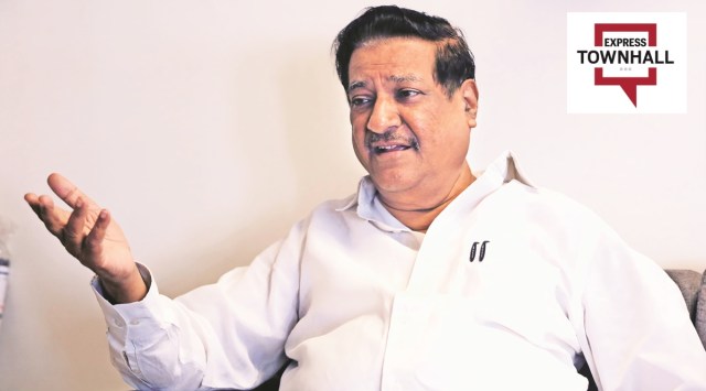 indian express townhall, prithviraj chavan, prithviraj chavan interview, indian express interview, congress, maharashtra congress, mva, ncp, shiv sena,