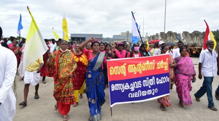 ‘Children of the sea’ protest Vizhinjam port project: ‘Will not surrender...