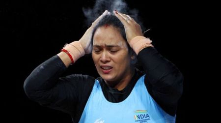 India's Punam Yadav reacts during the final. (Reuters)
