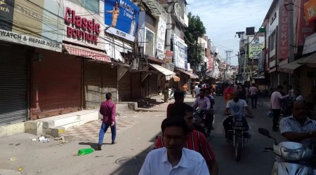  Many shop owners in the city also downed shutters to avoid any untoward incident.
