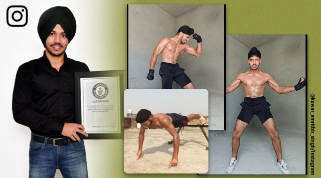 Punjab teen, world record, fitness, push ups, Guinness World Records, Punjab, Gurdaspur, Batala, gym