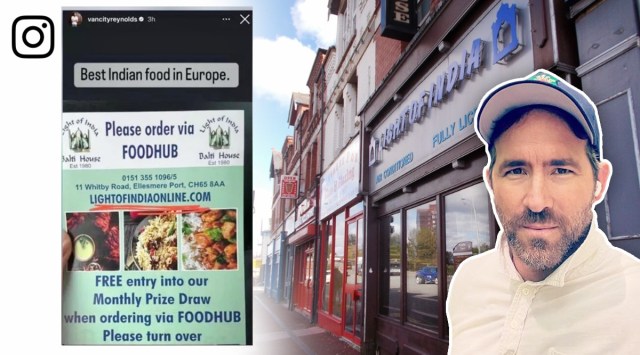 Ryan Reynolds, Indian restaurant, Light of India, Wrexham AFC, Cheshire, UK restaurant, viral, trending