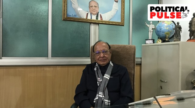Former Gujarat chief minister, Shankersinh Vaghela. (Express Photo)