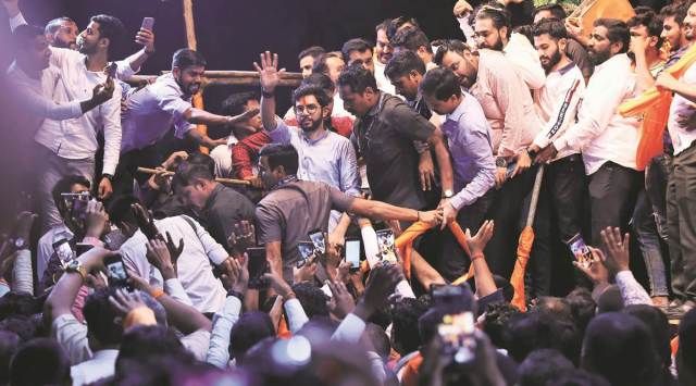Aditya Thackeray, shiv Sena, Aditya Thackeray rally, pune rally, Sena rally, Eknath Shinde, Pune, Pune latest news, Indian Express