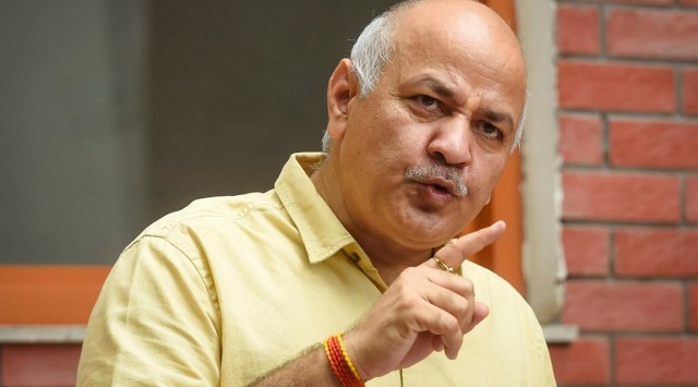 Deputy Chief Minister of Delhi Manish Sisodia addresses a press conference in New Delhi, Aug. 6, 2022. (PTI)