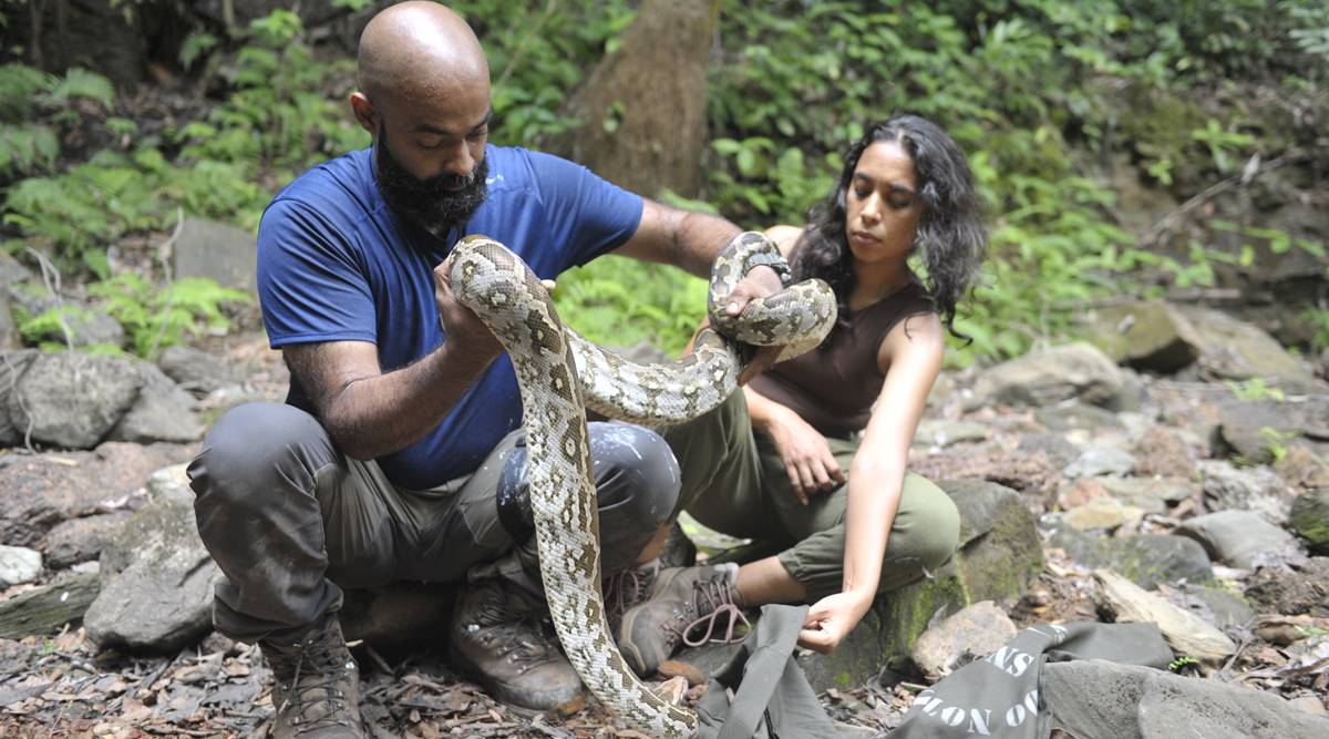 ‘Most of the time its not the snake, but folks who have to have to be rescued’: Wildlife rescuers Benhail Antao and Louise Remedios
