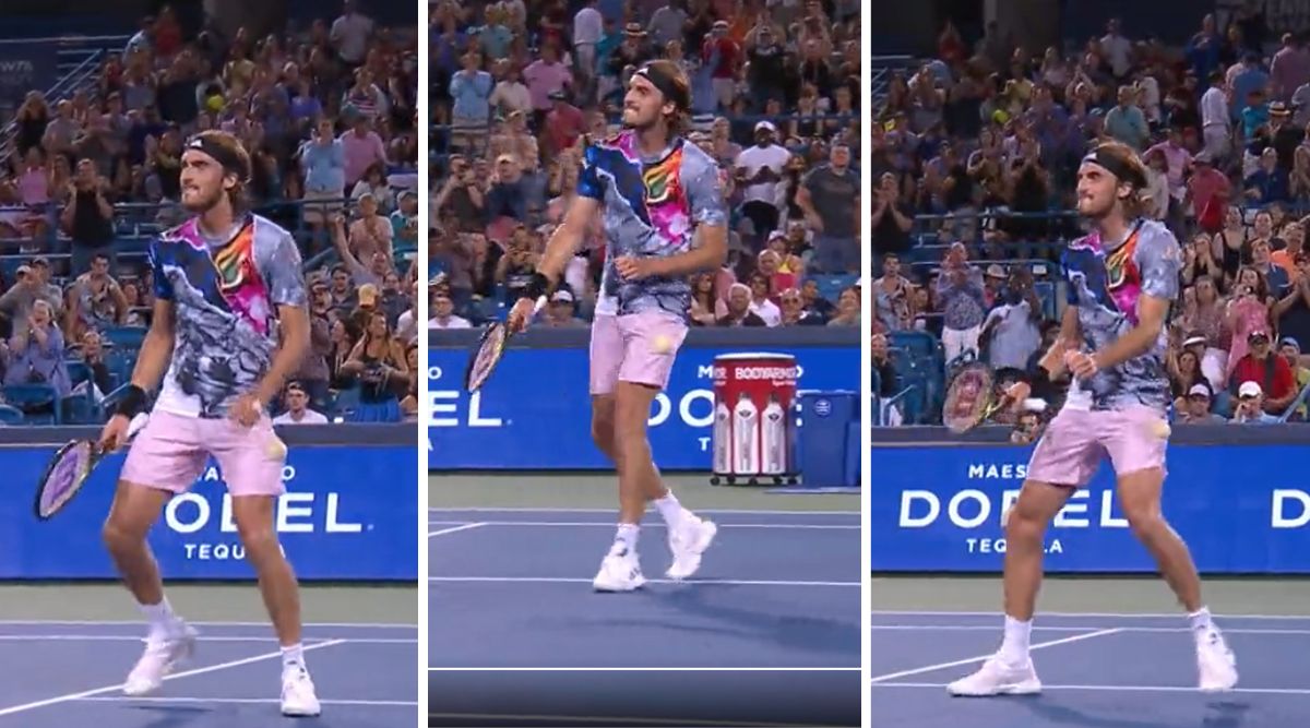 Watch Stefanos Tsitsipas dance moves after win over Daniil Medvedev Tennis News