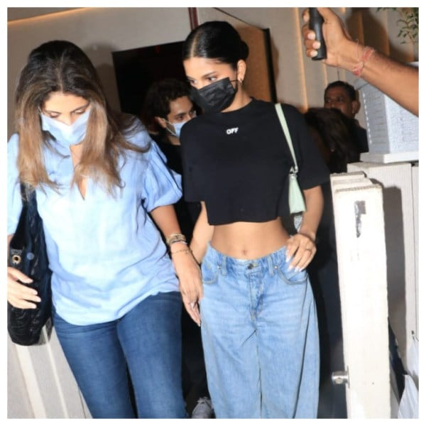Shweta Bachchan Nanda and Suhana Khan,