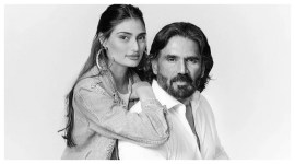 Suniel Shetty and Athiya Shetty