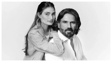 Suniel Shetty and Athiya Shetty