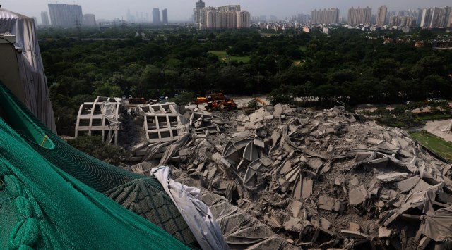 noida supertech demolition