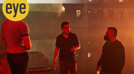 The Gray Man (2022). (L to R) Anthony Russo (Director-Producer), Joe Russo (Director-Producer-Writer). (Source: Netflix)