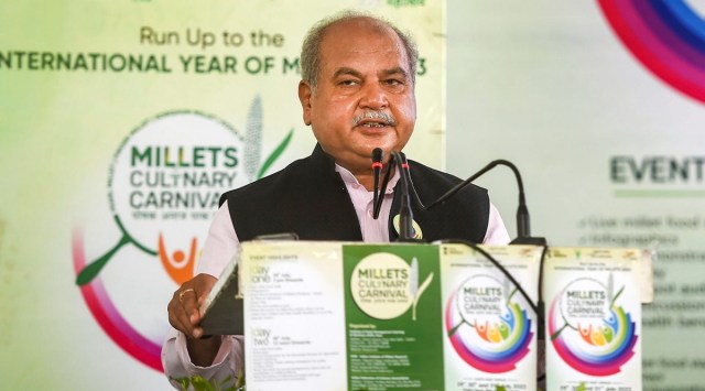 Union Minister for Agriculture and Farmers’ Welfare Narendra Singh Tomar. (PTI)
