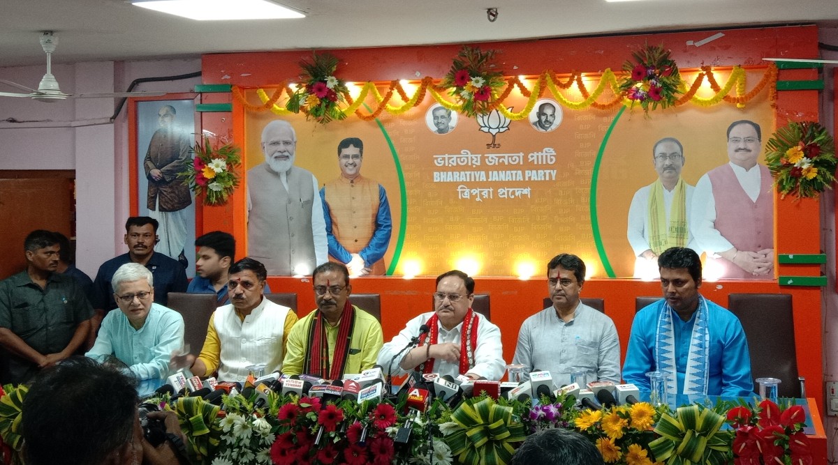 BJP confident of winning two-thirds majority in Tripura, says JP Nadda ...