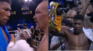 Anthony Joshua,Anthony Joshua confronts Oleksandr Usyk, Anthony Joshua vs Oleksandr Usyk