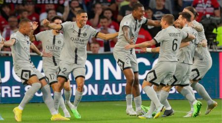 PSG's Kylian Mbappe, Lionel Messi, goal in 8 seconds, PSG vs Lille, French League