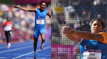 Hima Das and Manju Bala both qualified for the final. (Photos: Twitter)