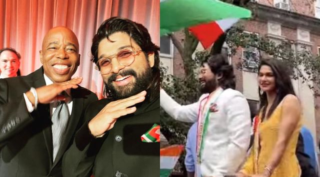 Allu Arjun is currently in New York. (Photo: Allu Arjun, Sarath Chandra Naidu/Instagram, Twitter)