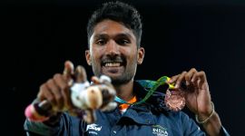 India's Tejaswin Shankar,