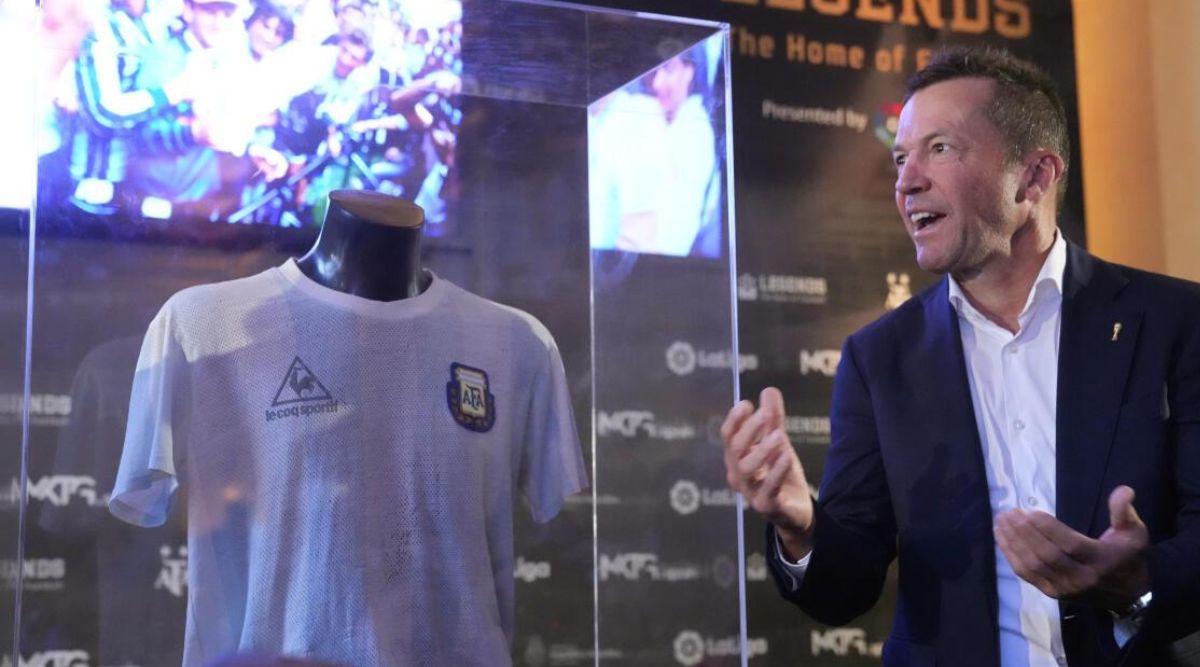 Historic Diego Maradona jerseys highlight World Cup Auction at