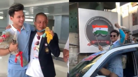 Weightlifter Jeremy Lalrinnunga gets hero’s welcome on return from CWG