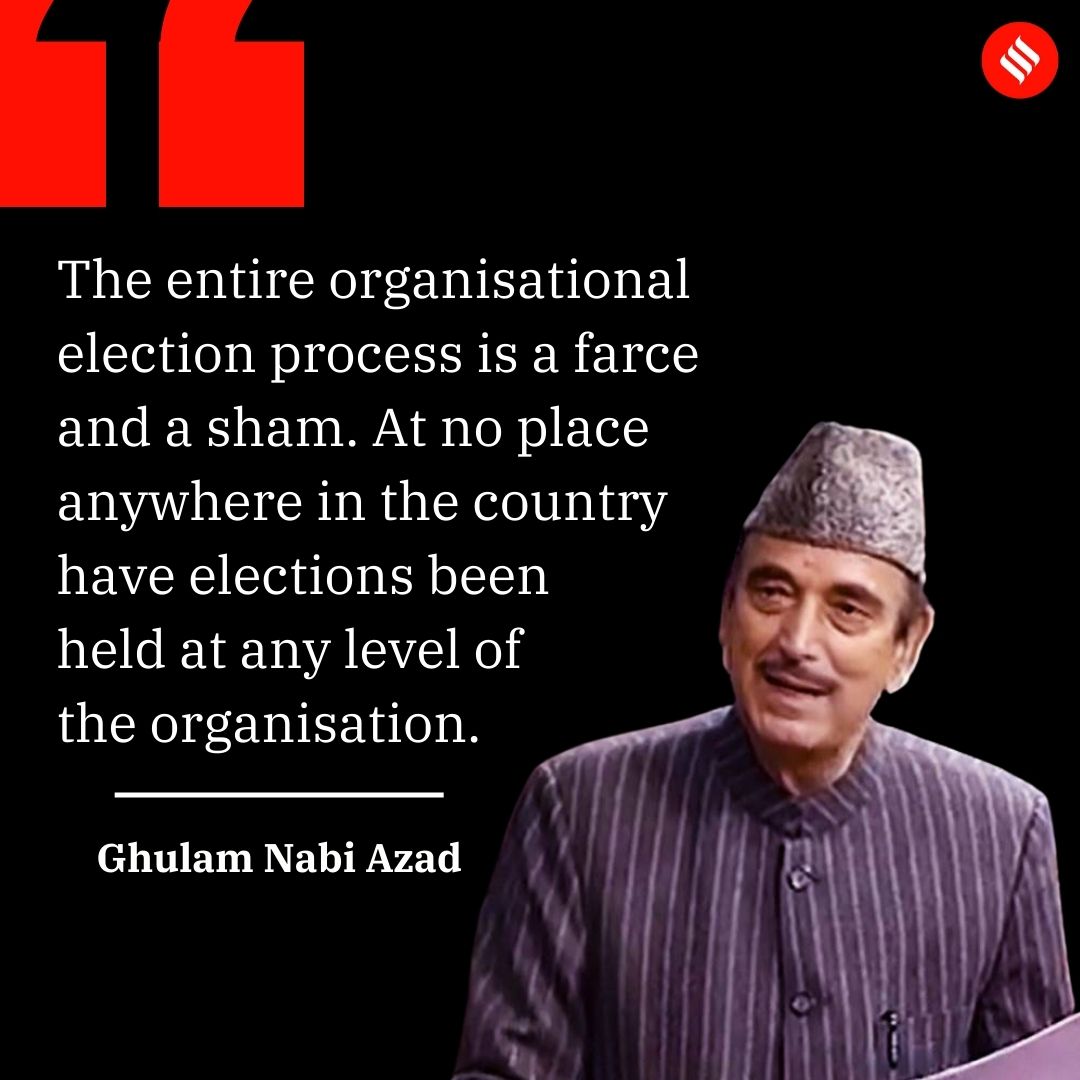 Ghulam Nabi Azad Resigns From Congress, Launches No-holds-barred Attack ...