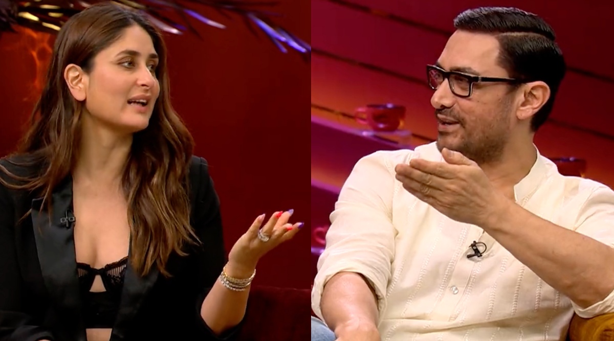 Koffee With Karan 7 Kareena Kapoor dodges question about quality sex, Aamir Khan says Kaise sawal puch raha hai? Watch promo Web-series News  picture pic