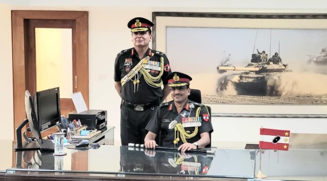 
Lieutenant General Vipul Shinghal has assumed charge of Bhopal-headquartered Sudarshan Chakra Corps. (Express Photo)