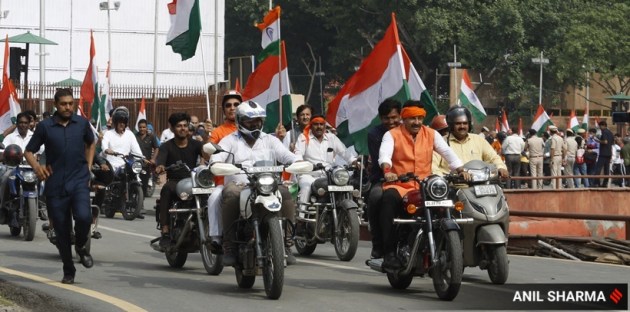 Tiranga rally, Tiranga bike rally, Delhi news, New delhi news, Red fort,