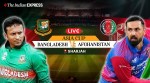 Bangladesh vs Afghanistan Live