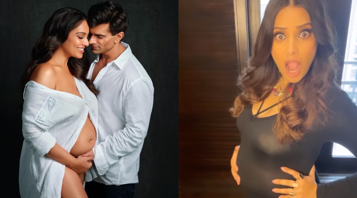 Bipasa Basu Lick Sex Video - Bipasha Basu is loving her baby bump, Karan Singh Grover says 'my baby in  your belly' | Entertainment News,The Indian Express