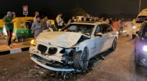 BMW 'driven by ex-MLA' hits multiple vehicles in Delhi