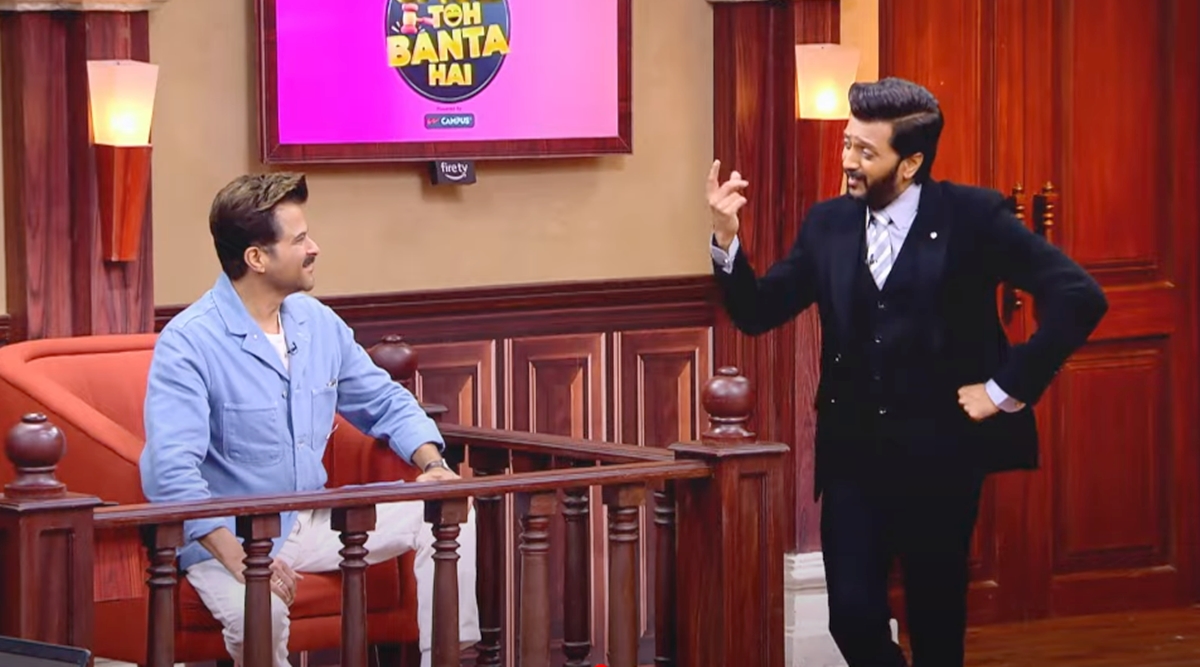 Anil Kapoor reveals he has one strand of white hair, Riteish Deshmukh asks  if it's called 'Iqbal'. Watch funny trailer | Entertainment News,The Indian  Express