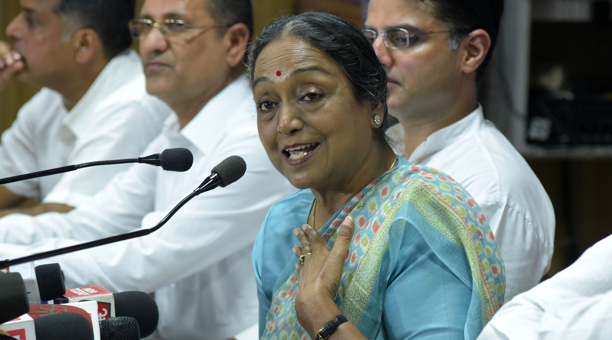 Former Lok Sabha Speaker Meira Kumar spoke about the caste discrimination face by her and her father, Babu Jagjivan Ram. (Express archive)