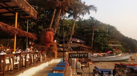 'Curlies' restaurant at Anjuna beach in Goa had hit the headlines during investigations into the death of British teenager Scarlett Eden Keeling in 2008. (Facebook/@ goacurlies)