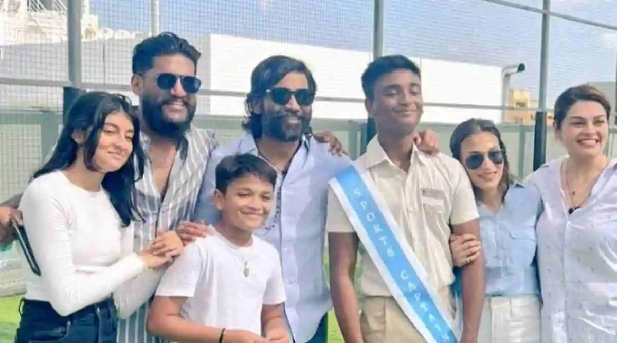 Dhanush, Aishwarya Rajinikanth seen together in public for the first time  since separation, attend son Yathra's school event. See photo |  Entertainment News,The Indian Express