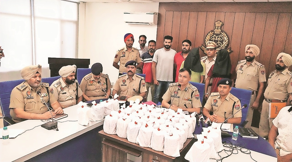 Punjab: 38 kg heroin seized from truck, 2 arrested