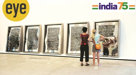 Jitish Kallat, Public Notice series (2003-10), on show at GOMA, Brisbane. (Credit: Courtesy the artist)