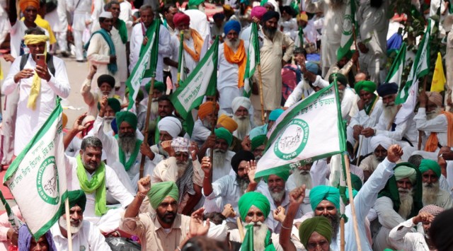 farmers protest