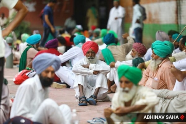 farmers protest abhinav