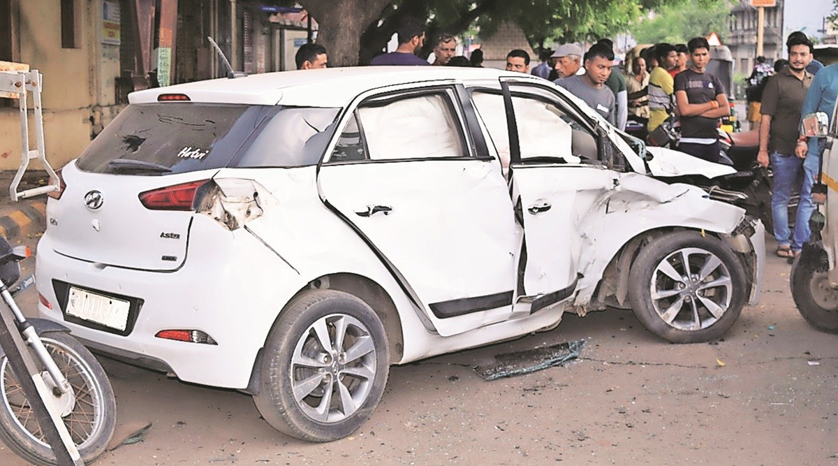 The car involved in the incident.