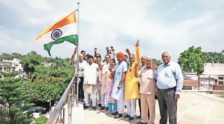 Haryana Assembly Speaker hoists Tricolour at his residence