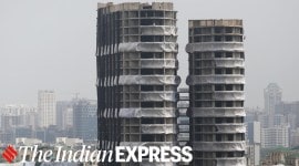 Supertech Twin Towers demolition, Supertech Twin Towers, tower demolition Noida, health advisory, Noida's Twin Towers, chief medical officer Gautam Budh Nagar health advisory, indian express news