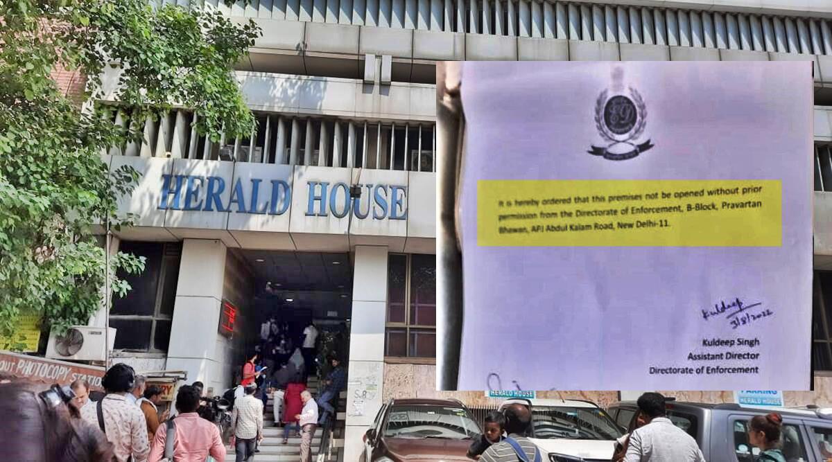 National Herald house, Young Indian, Enforcement Directorate, Congress, indian express